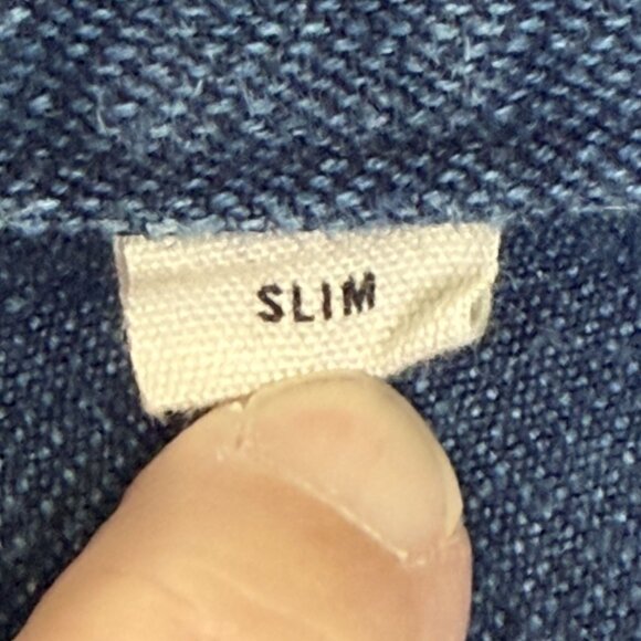 Taylor Stitch Slim Fit Blue Denim Jeans, 29 - Picture 10 of 12